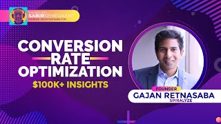 eCommerce Conversion Rate Optimization & Growth Hacking with Gajan Retnasaba #Shopify #CRO