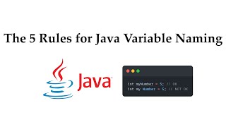 The 5 Rules for Java Variable Naming