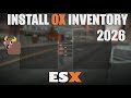 How to Install Ox Inventory FiveM ESX into your server | ESX Legacy (EP 2)