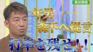 【年男 森下へ提言】レギュラー確保へ「打率を残せ！！」