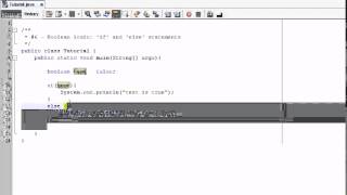 Java Tutorial Java For Beginners Part 6 Boolean Logic & IF ELSE Statements 2-1