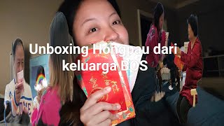 unboxing/buka Hongpau dari keluarga BOS