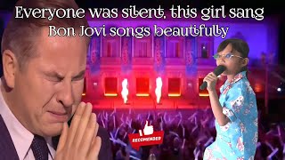 Golden buzzer : All the judges cried when he heard the song Bon Jovi with an ext