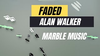 Faded - Alan Walker | Marble music #alanwalker #marblerun #faded