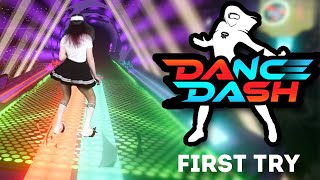 Dance Dash - Firts try - Перша спроба - Mixed reality gameplay