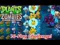 MASIH MENYELESAIKAN MINI GAME 10 WAVES INI! - Plants vs Zombies Fusion Edition