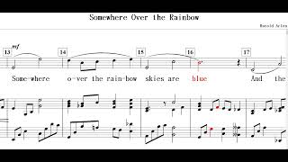 Somewhere Over the Rainbow(Harold Arlen)-Eb major