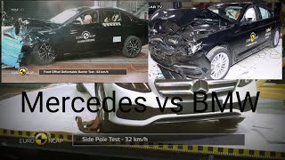 Mercedes vs Bmw краш тест двух гигантов 2021