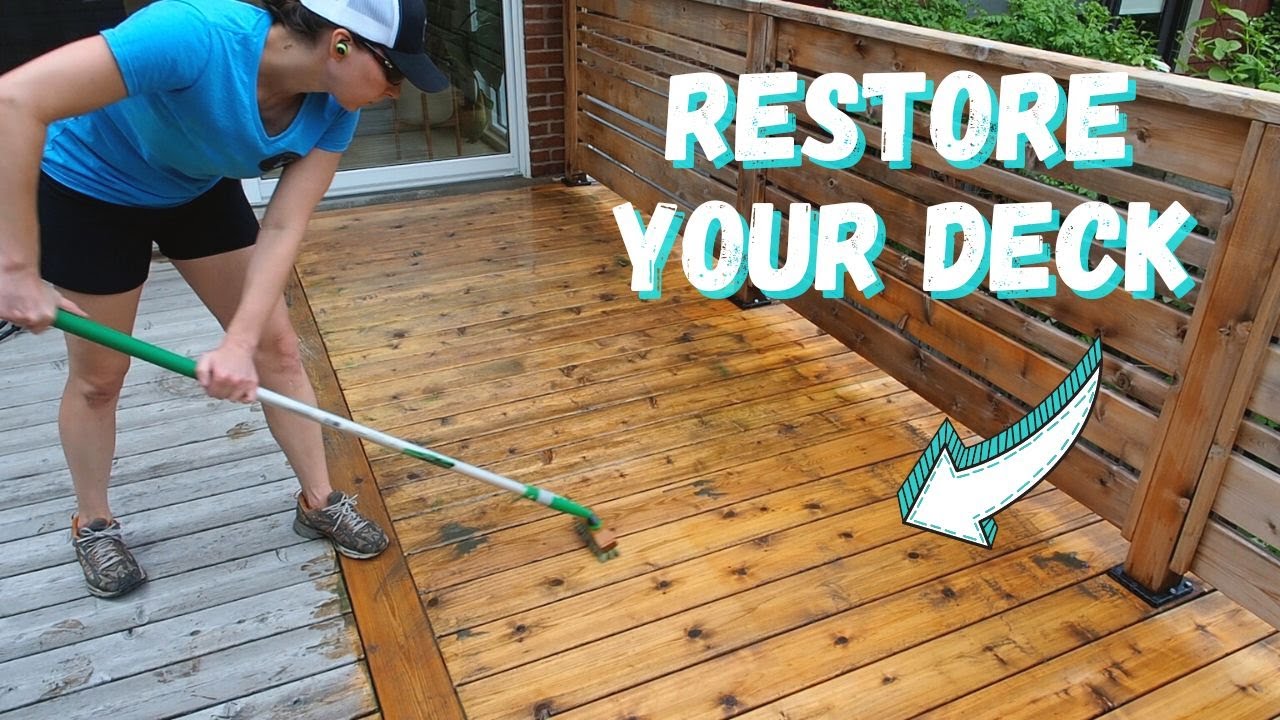 Restore Your Deck | Make An Old Weathered Deck Look Like New Again ...