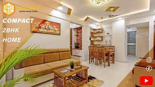 Compact 2BHK Home with Ample Storage | Interior Design Ideas | Pune | Ravet | MMInterio