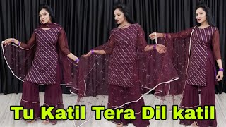 Tu katil Tera Dil katil | तू कातिल तेरा दिल कातिल | Dance Video | 90's suparahit song | Sonali Apne