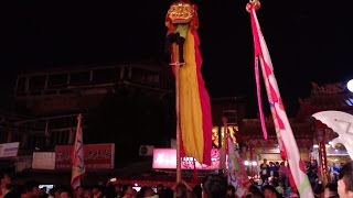 106關渡太子會中壇元帥送爐祈安遶境【五股六毅花店-金獅團\u0026爬竿】