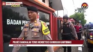 GONG KAMPANYE DIMULAI, POLRES BANGKALAN PATROLI DIALOGIS GUNA PASTIKAN PEMILU 2024 AMAN DAN LANCAR