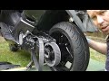 Yamaha Tmax 530 Rear Wheel Installation