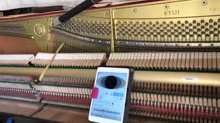 Yamaha ET121 Piano Tuning /Pitch Raise \u0026 Fine Tune after 5 Years! -The Piano Rescuers Australia🇦🇺