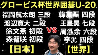 クロービス杯世界囲碁Uー20　2回戦。世界の強豪相手の戦いを実況解説!!