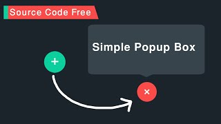 Simple Animated Popup Box Using HTML CSS And JavaScript @Easy Editing Tutorial