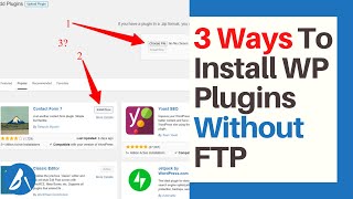 😲 3 Ways To Install WordPress Plugins Without FTP For Beginners