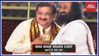 Sri Sri Ravi Shankar Meets Shia WAQF Board Chief To Resolve Ram Temple Issue