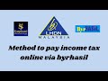 Method to pay income tax online via byrhasil