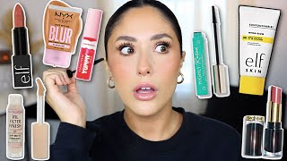 TESTING OUT NEW VIRAL DRUGSTORE MAKEUP RELEASES | elf, milani, revlon, NYX and more!