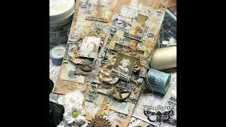 Mixed Media Minutes - Vintage Gift Bag with Finnabair - FB Live