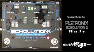 Pigtronix 2 Echolution Ultra Guitar Delay Pedal