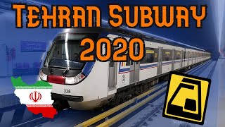 Tehran's Subway (Metro) in 2020 (HD)  - مترو تهران