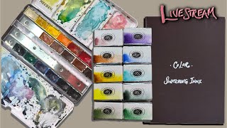 Unboxing Swatching \u0026 Re-Swatching Roman Szmal Watercolors 🎨 My Take on Roman Szmal Watercolor