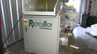 FOR SALE: 2008 Recycle Tech Plastic Foam Styrofoam Polystyrene Recycling EPS Densifier XT200