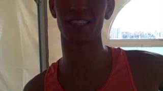 German Fernandez After His American Junior Record for 5k