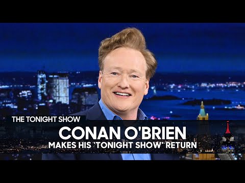 Conan O’Brien Makes His "Tonight Show" Return and Reminisces on His Time Hosting "Late Night"