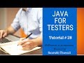 Java for Software Testers Tutorial#28 - Java Loops