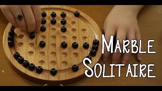 Marble Solitaire Binaural ASMR (No Talking)