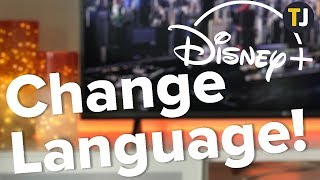 How to Change Your Language on Disney+!