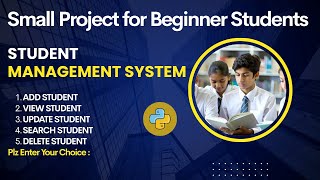 Mini Project of Python | Student Management System Using Python | Beginner Friendly