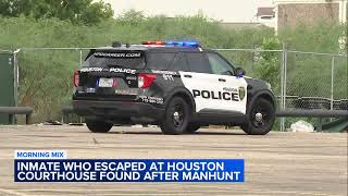 Escaped inmate caught at mother's house in Texas: officials