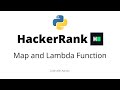 Map and Lambda Function  || HackerRank Solution