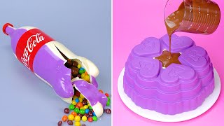 Wonderful PURPLE Cake Decorating Tutorials | Amazing Chocolate Cake Decorating Compilation