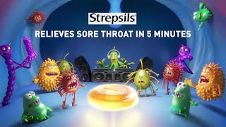 Strepsils for fast effective relief at first signs of sore throat.