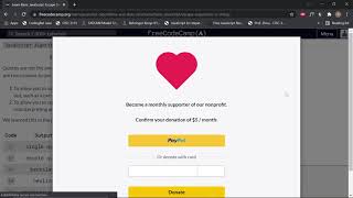 FreeCodeCamp JavaScript Course - Part 2