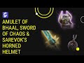 Amulet of Bhaal, Sword of Chaos & Sarevok's Horned Helmet BG3 - How to Get Location