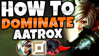 RIVEN TOP HOW TO 100% DOMINATE SKILL MATCHUP AATROX! - S12 RIVEN GAMEPLAY! (Season 12 Riven Guide)