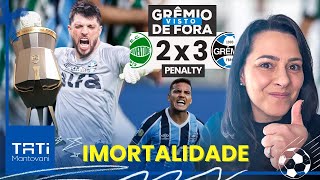 GRÊMIO É IMORTAL, MAS PRECISAMOS DE MAIS. DITO ISSO, GRÊMIO NA FINAL DO GAUCHÃO, 8ª CONSECUTIVA