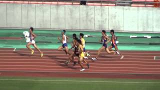 ２０１３年　愛知県高校新人陸上　８００ｍ男子　決勝