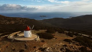 The Col de la Serra in Corsica, a drone flight in 4K