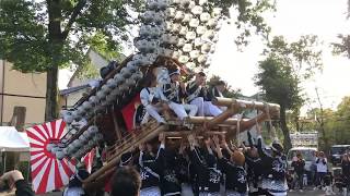 林の地車、黒田神社へ宮入