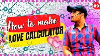 Love Calculator: Creating a Fun and Romantic Program with Python | 100 Day #pythonforbeginners