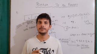 pointer as an array | pointer to an array | pointer notation of arrays | pointers in c : part 6