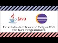 Download, Install Java & Eclipse IDE (Tutorial #1 - Part 3)